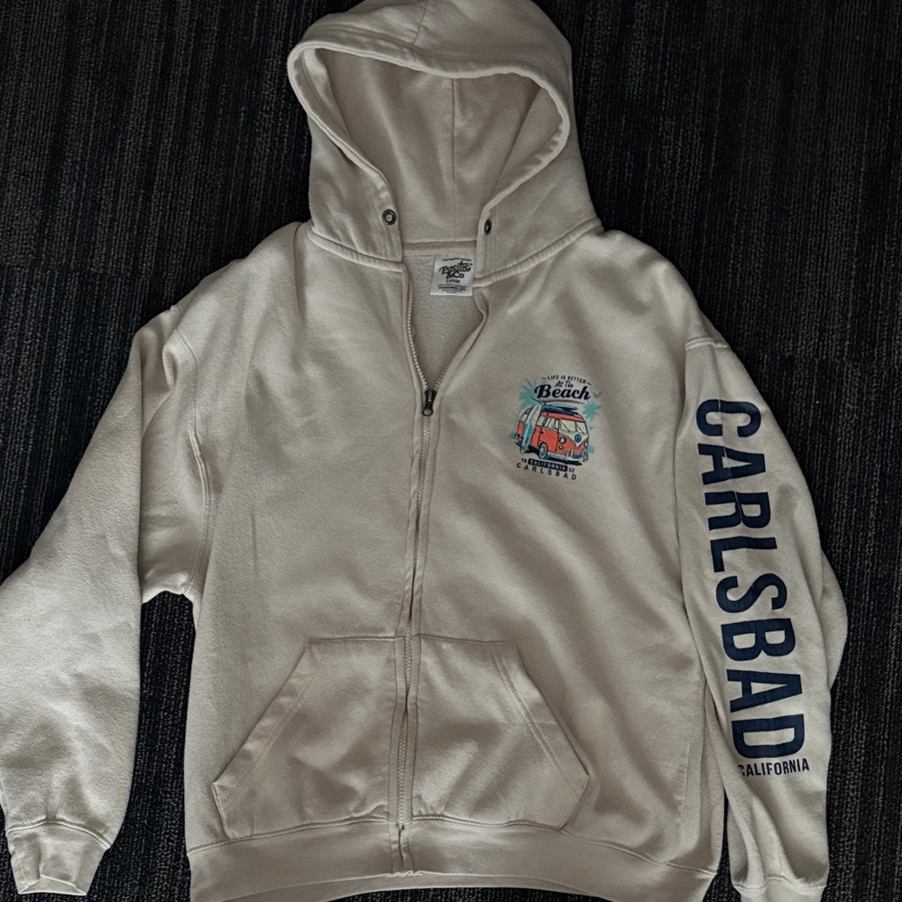 Pacifica Beige Hoodie